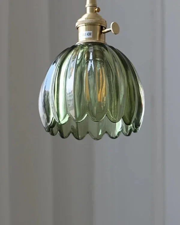 Lampa wisząca VINTAGE Fluted Glass