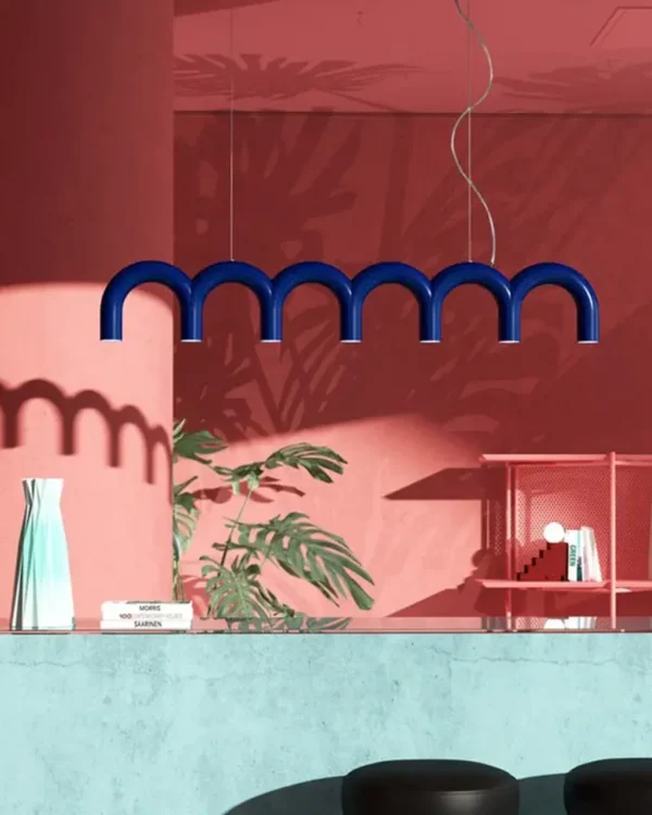 Lampa wisząca WAVE Arch w kształcie łuków